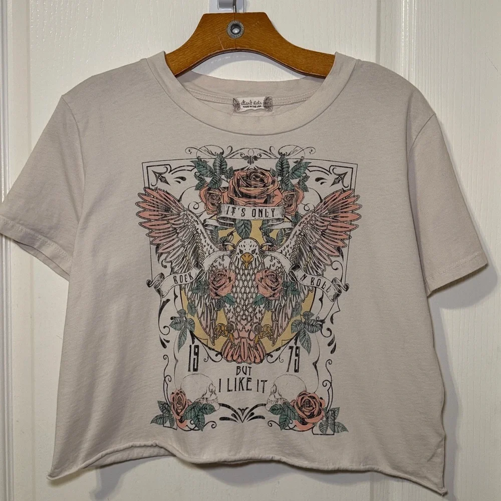 Altar’d State Rock n Roll Graphic Tshirt Size Medium NWOT